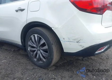 2014 Acura Mdx Technology Package z USA, uszkodzony, nr VIN 5FRYD4H43EB002418